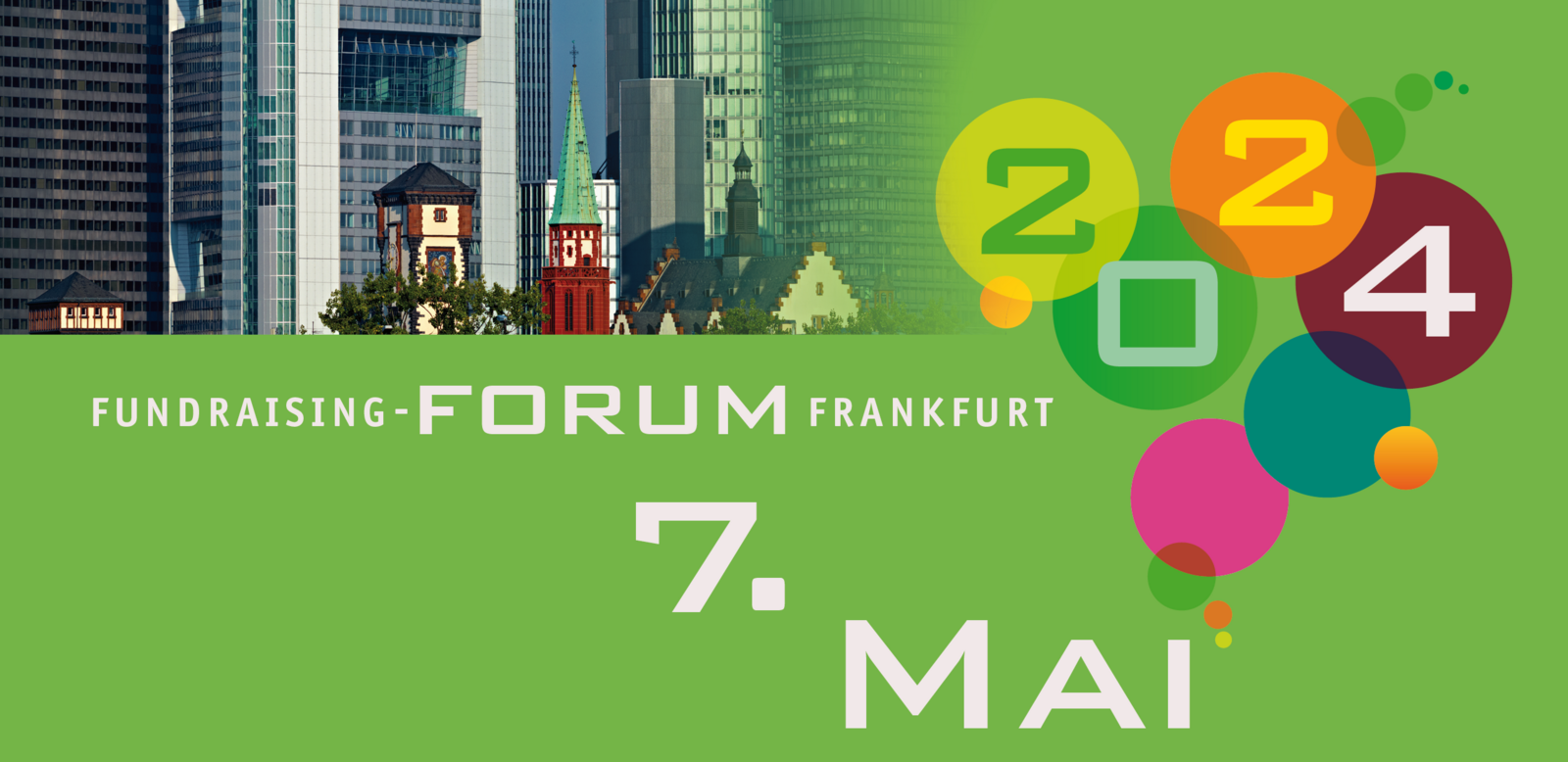 Logo Fundraising Forum Frankfurt 2024